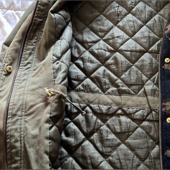 🚨 Coffeeshop Mixed Media Aztec Tribal Patterned Print Hooded Coat. Medium. - Picture 6 of 14